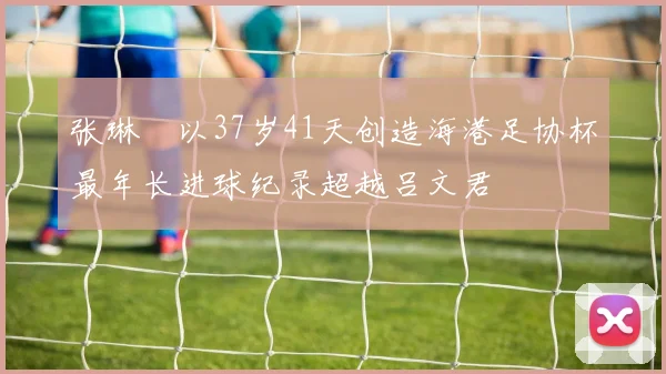 张琳芃以37岁41天创造海港足协杯最年长进球纪录超越吕文君